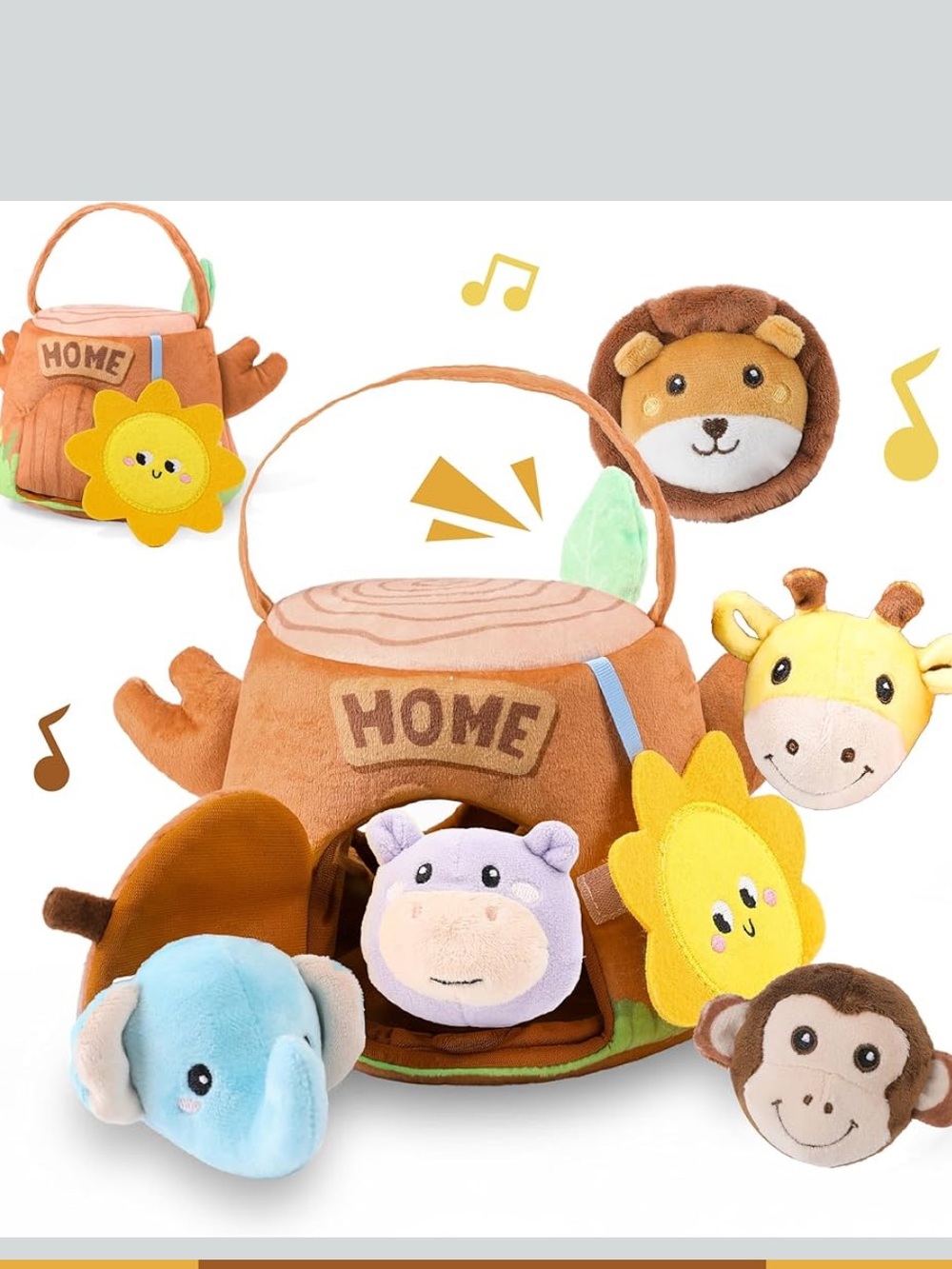 Baby’s first tree stump playhouse
